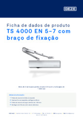 TS 4000 EN 5-7 com braço de fixação Ficha de dados de produto PT