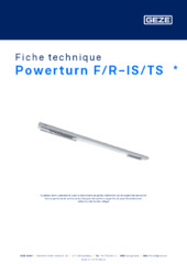 Powerturn F/R-IS/TS  * Fiche technique FR