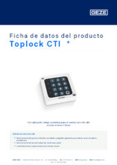 Toplock CTI  * Ficha de datos del producto ES