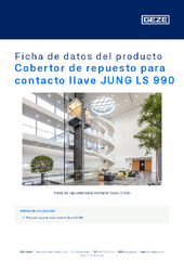 Cobertor de repuesto para contacto llave JUNG LS 990 Ficha de datos del producto ES
