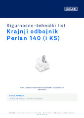 Krajnji odbojnik Perlan 140 (i KS) Sigurnosno-tehnički list HR