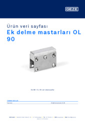 Zusatzbohrlehren OL 90 Ürün veri sayfası TR