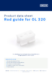 Rod guide for OL 320 Product data sheet EN