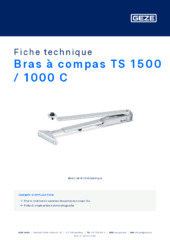 Bras à compas TS 1500 / 1000 C Fiche technique FR