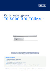 TS 5000 R/0 ECline  * Karta katalogowa PL