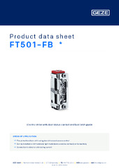 FT501-FB  * Product data sheet EN