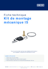 Kit de montage mécanique IS Fiche technique FR