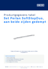 Set Perlan SoftStopDuo, aan beide zijden gedempt Productgegevens tabel NL