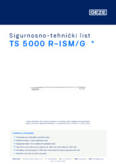 TS 5000 R-ISM/G  * Sigurnosno-tehnički list HR