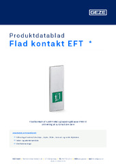 Flad kontakt EFT  * Produktdatablad DA