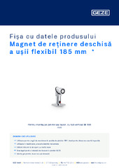 Magnet de reținere deschisă a ușii flexibil 185 mm  * Fișa cu datele produsului RO