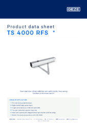 TS 4000 RFS  * Product data sheet EN