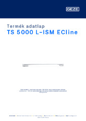 TS 5000 L-ISM ECline Termék adatlap HU