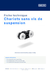 Chariots sans vis de suspension Fiche technique FR