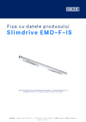 Slimdrive EMD-F-IS Fișa cu datele produsului RO