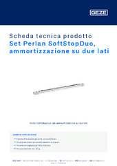 Set Perlan SoftStopDuo, ammortizzazione su due lati Scheda tecnica prodotto IT