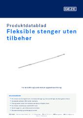 Fleksible stenger uten tilbehør Produktdatablad NB
