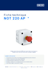 NOT 220 AP  * Fiche technique FR