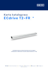 ECdrive T2-FR  * Karta katalogowa PL