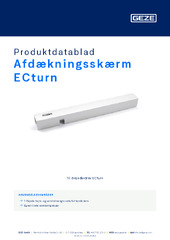 Afdækningsskærm ECturn Produktdatablad DA