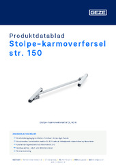 Stolpe-karmoverførsel str. 150 Produktdatablad DA