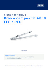Bras à compas TS 4000 EFS / RFS Fiche technique FR