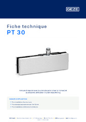 PT 30 Fiche technique FR