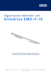 Slimdrive EMD-F-IS Sigurnosno-tehnički list HR