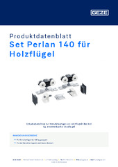Set Perlan 140 für Holzflügel Produktdatenblatt DE