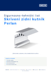 Skriveni zidni kutnik Perlan Sigurnosno-tehnički list HR