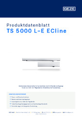 TS 5000 L-E ECline Produktdatenblatt DE