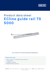 ECline guide rail TS 5000 Product data sheet EN