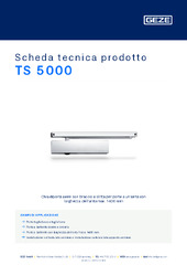 TS 5000 Scheda tecnica prodotto IT