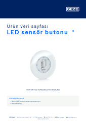 LED sensör butonu  * Ürün veri sayfası TR