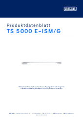 TS 5000 E-ISM/G Produktdatenblatt DE