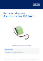 Akumulator ECturn Karta katalogowa PL