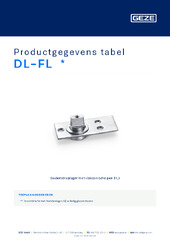 DL-FL  * Productgegevens tabel NL
