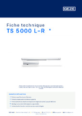 TS 5000 L-R  * Fiche technique FR