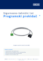 Programski prekidač  * Sigurnosno-tehnički list HR