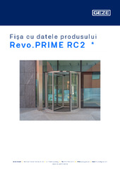 Revo.PRIME RC2  * Fișa cu datele produsului RO