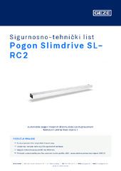 Pogon Slimdrive SL-RC2 Sigurnosno-tehnički list HR