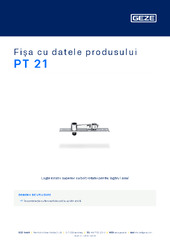 PT 21 Fișa cu datele produsului RO