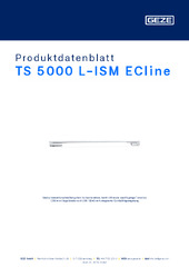 TS 5000 L-ISM ECline Produktdatenblatt DE