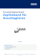 Zapfenband für Anschlagtüren Produktdatenblatt DE