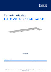 OL 320 fúrósablonok Termék adatlap HU