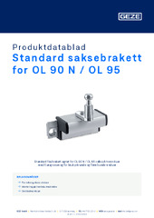 Standard saksebrakett for OL 90 N / OL 95 Produktdatablad NB