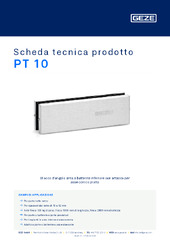 PT 10 Scheda tecnica prodotto IT