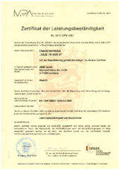 Zertifikat DE (767657)