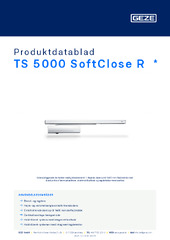 TS 5000 SoftClose R  * Produktdatablad DA