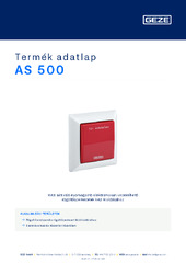 AS 500 Termék adatlap HU